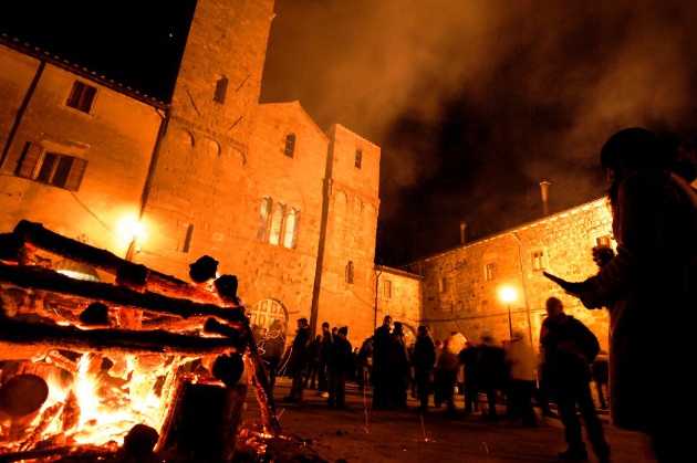 Les flambeaux d’Abbadia San Salvatore