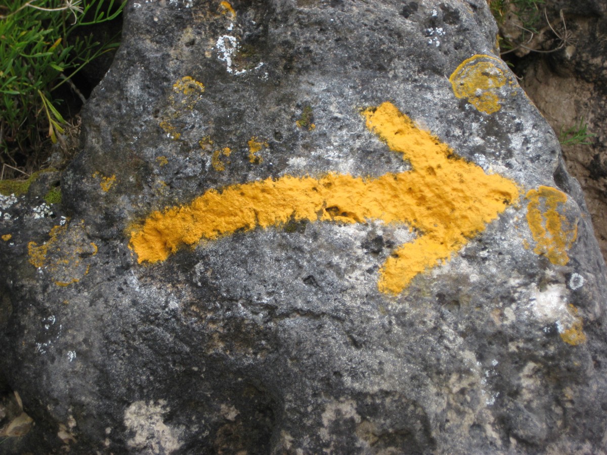 Panneau de signalisation du Chemin de Saint-Jacques