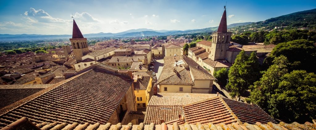 Le panorama de Sansepolcro