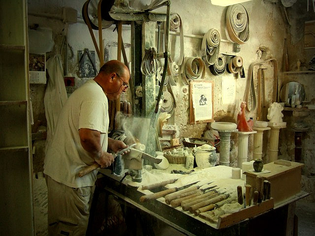 L'Albâtre à Volterra