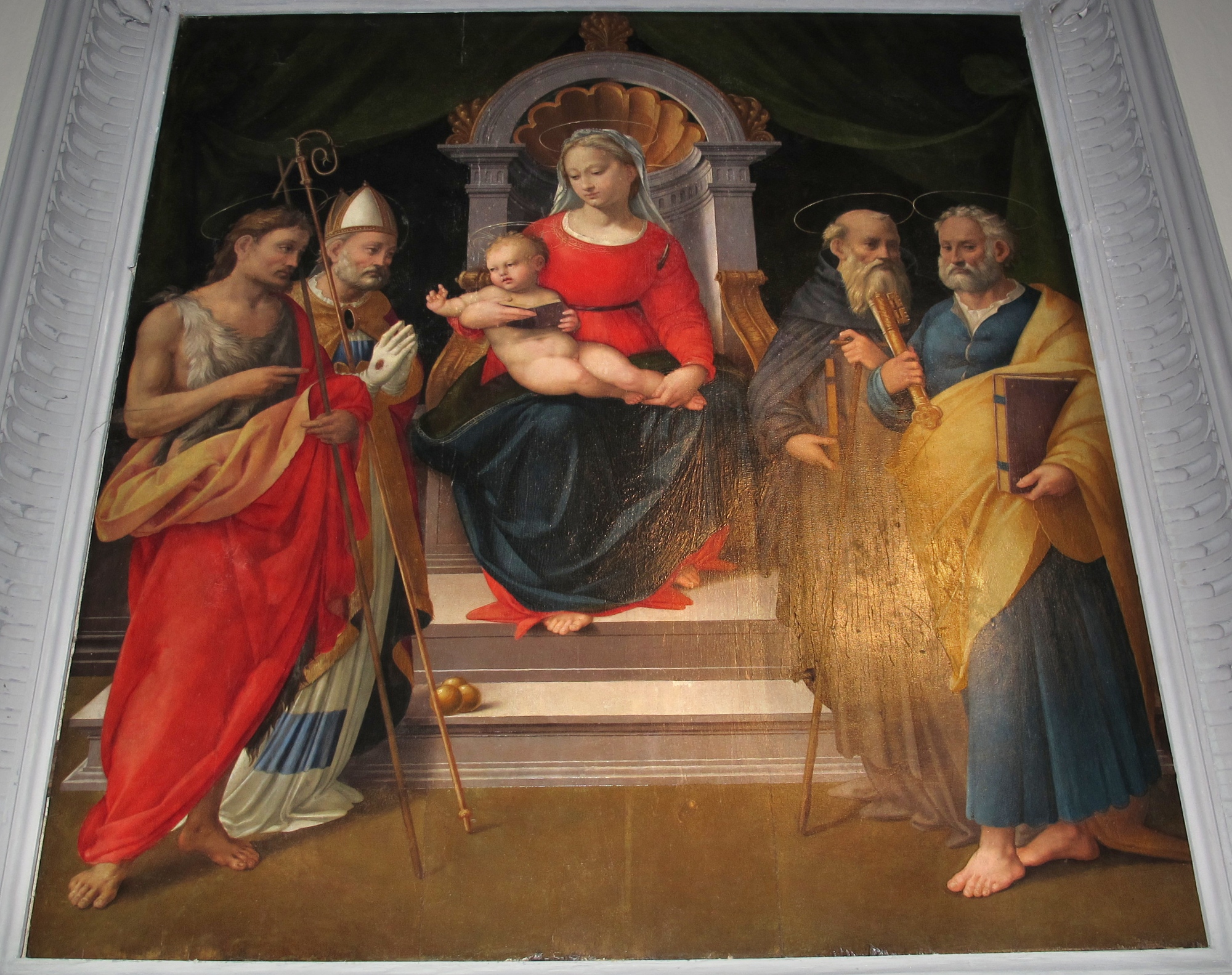 Retable de Granacci, Vierge à l'Enfant