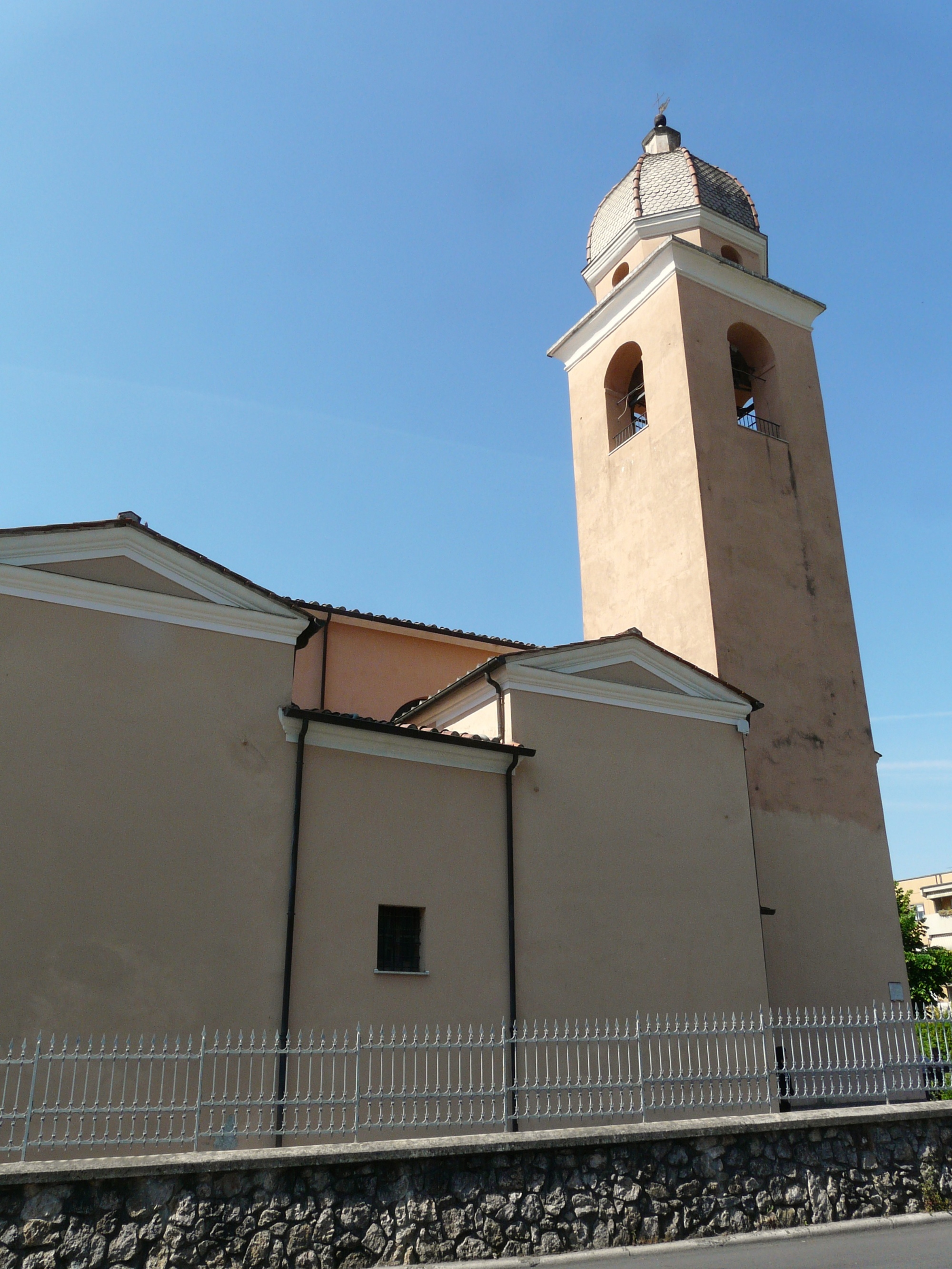 Clocher de l'Église paroissiale Pieve di San Vitale à Mirteto