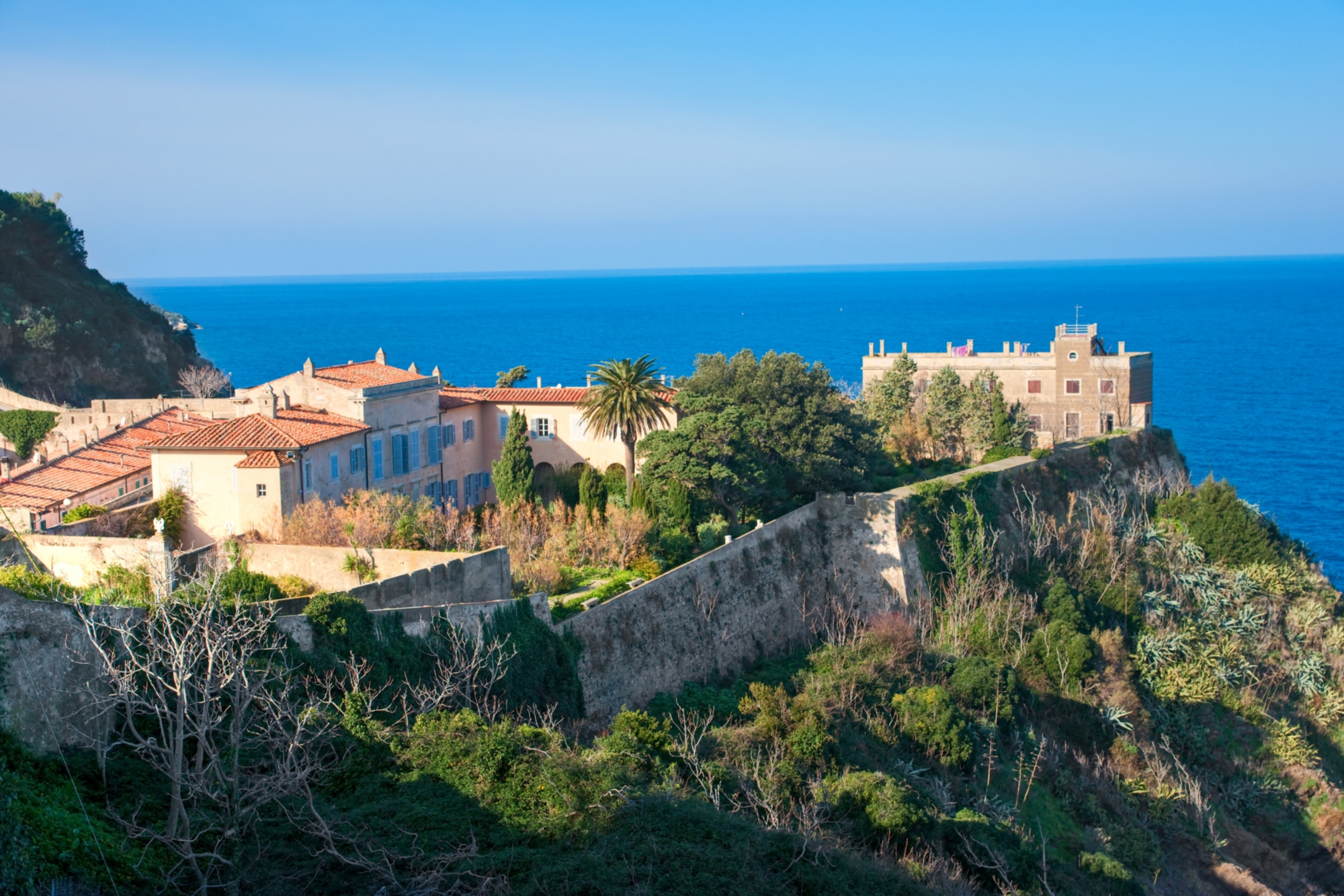 Forte Stella et Villa Napoleone, Portoferraio, Île d'Elbe