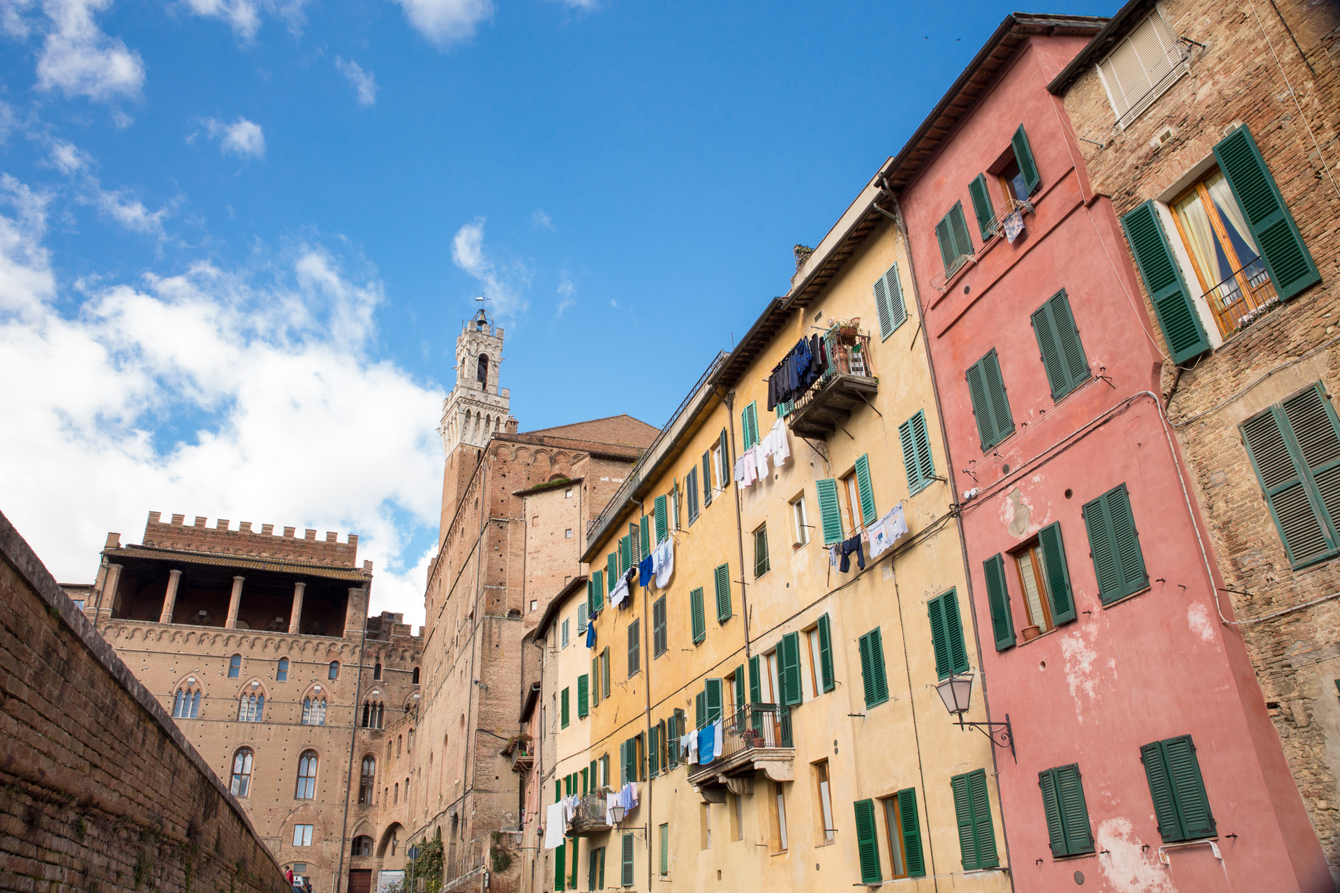 Scorcio di Siena e della Torre del Mangia