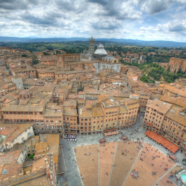 Il panorama dalla Torre del Mangia, Siena