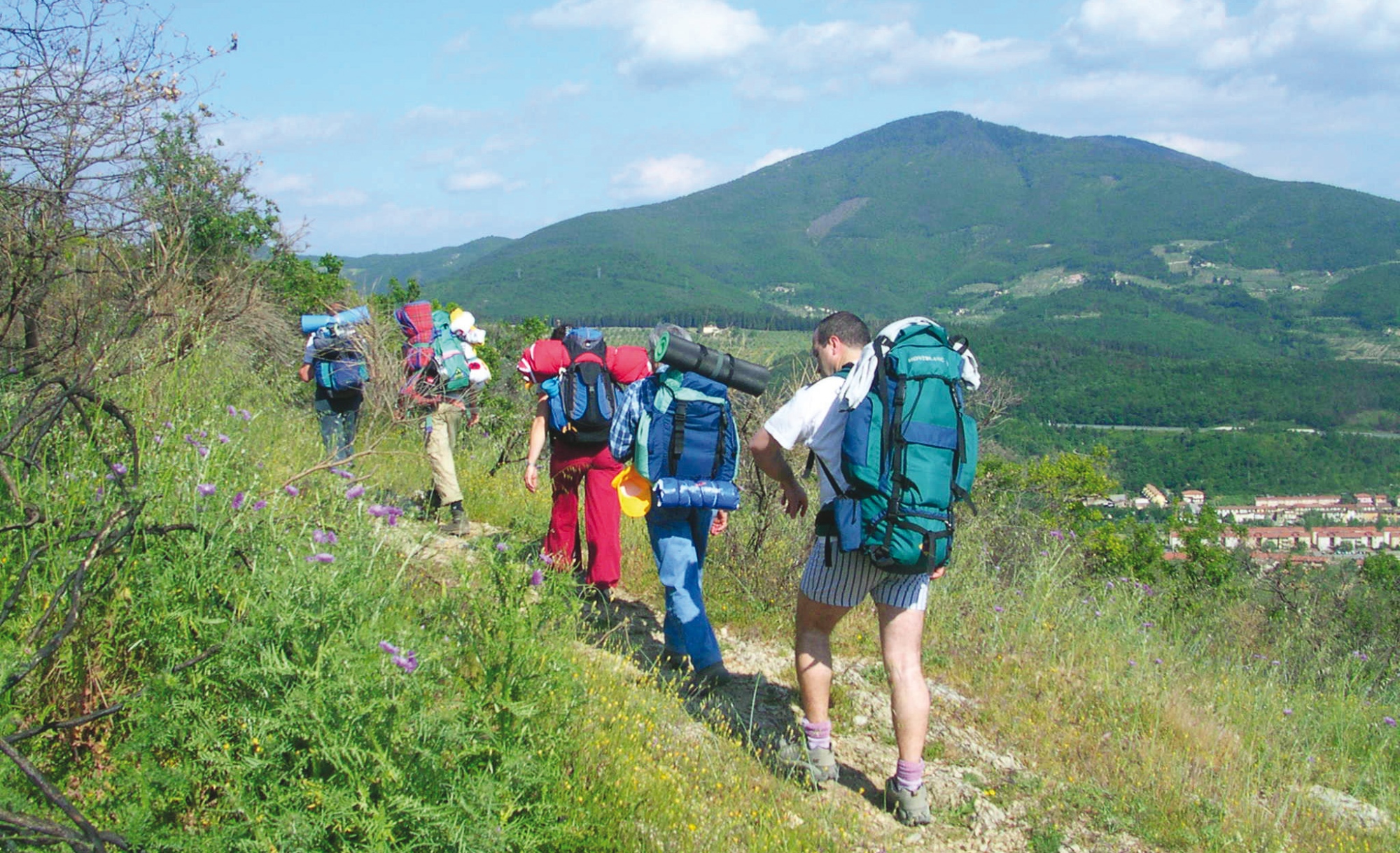 Un itinéraire de randonnée dans les collines de Prato