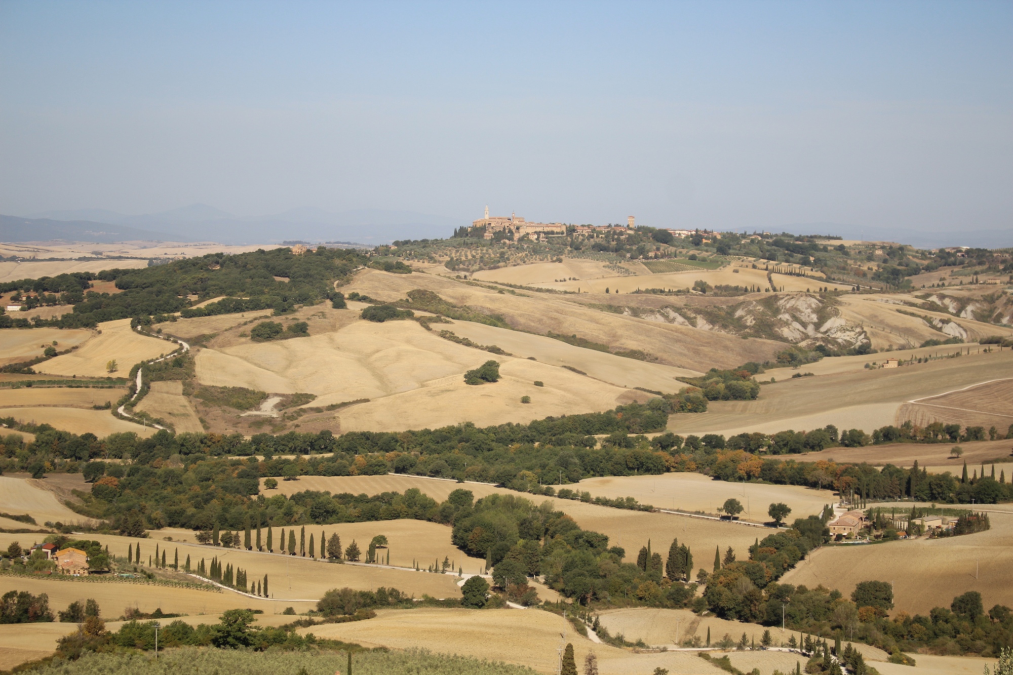 La Val d'Orcia vue de Montichiello