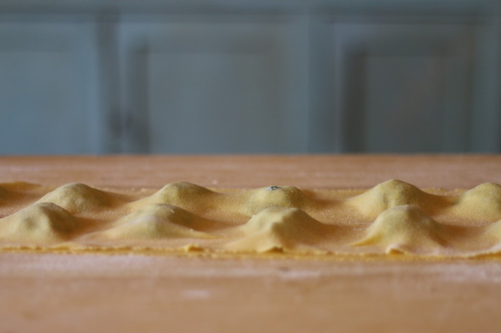 Raviolis aux épinards et à la ricotta