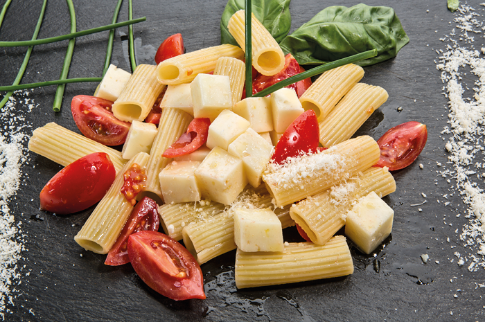 Pâtes au Pecorino toscan et aux tomates