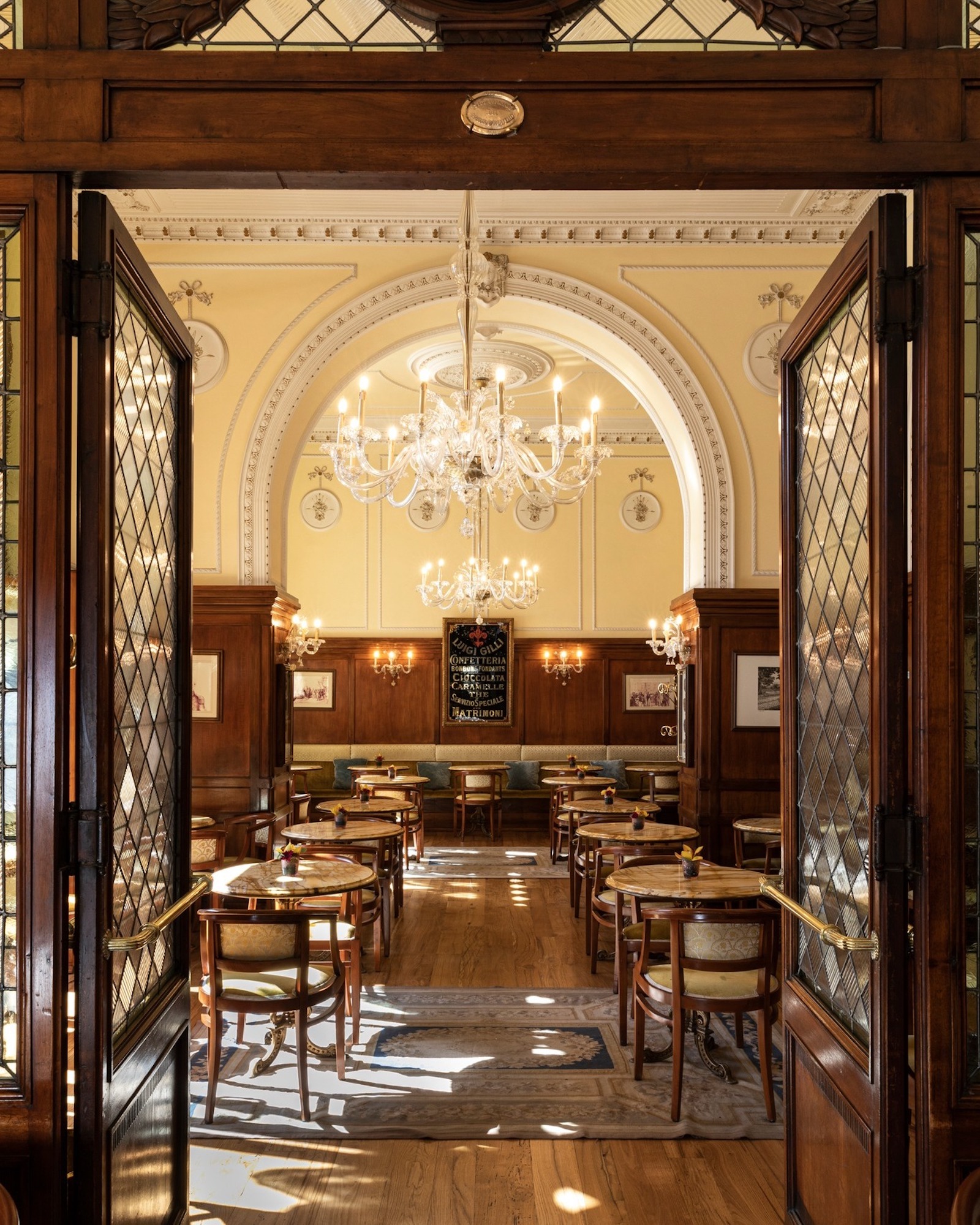 L'intérieur du Caffè Gilli à Florence