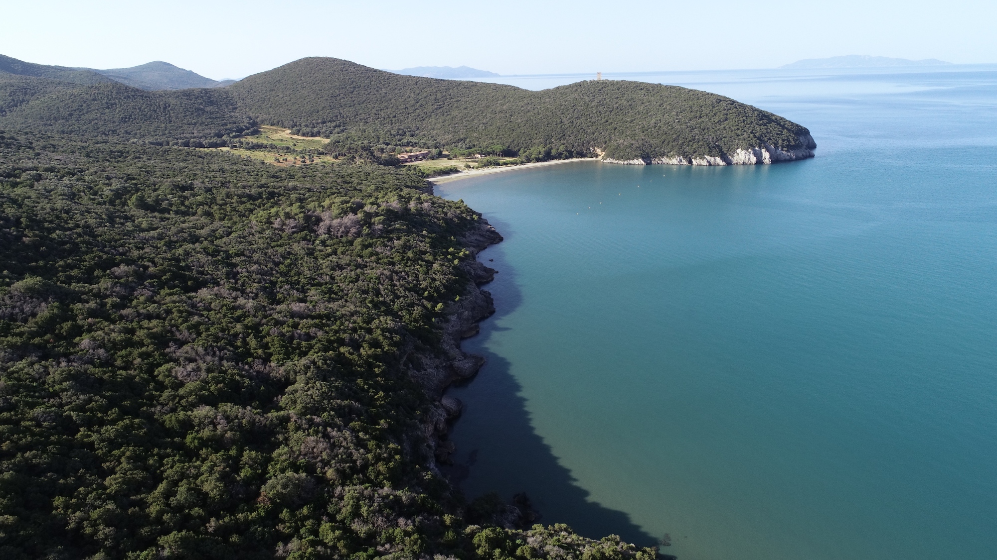 La plage du parc naturel de la Maremme
