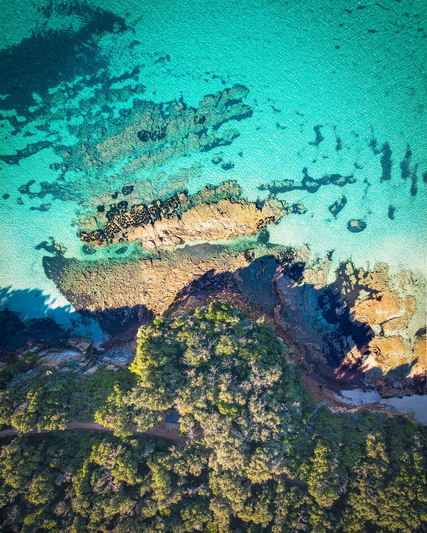 Cala Violina from above