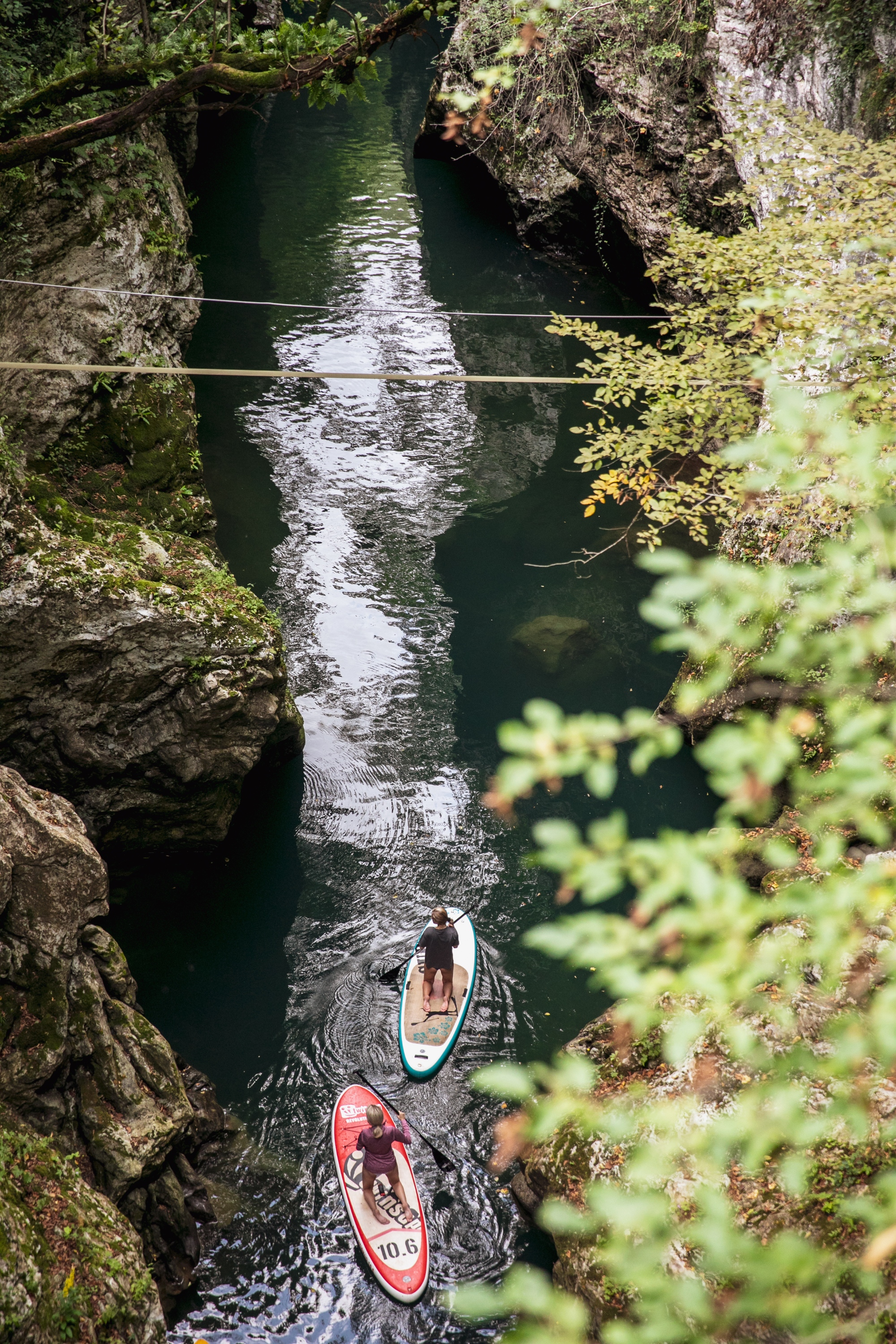 Canyon Park sur la rivière Lima, Toscane