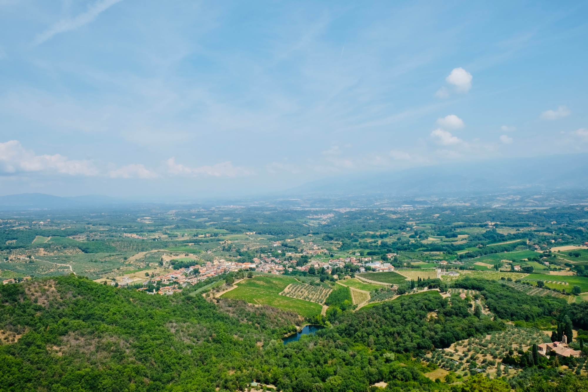 Vue de la Tour de Galatrona