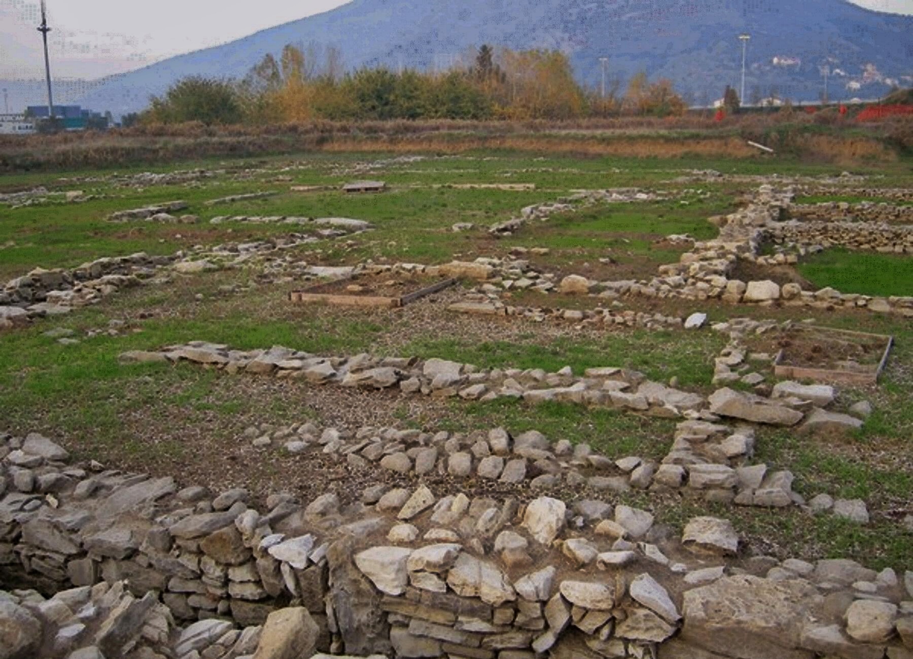 La zone archéologique de Gonfienti