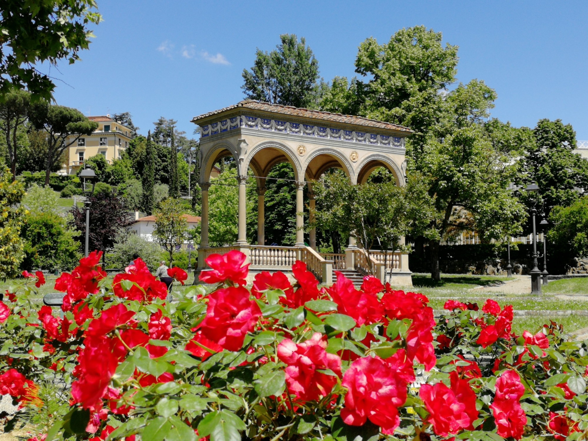 Una giornata primaverile nel giardino