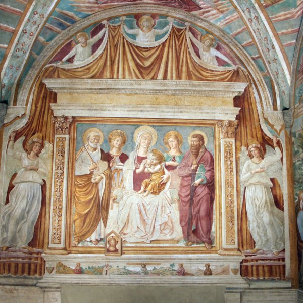 Tabernacolo della Madonna della Tosse, Benozzo Gozzoli, Castelfiorentino