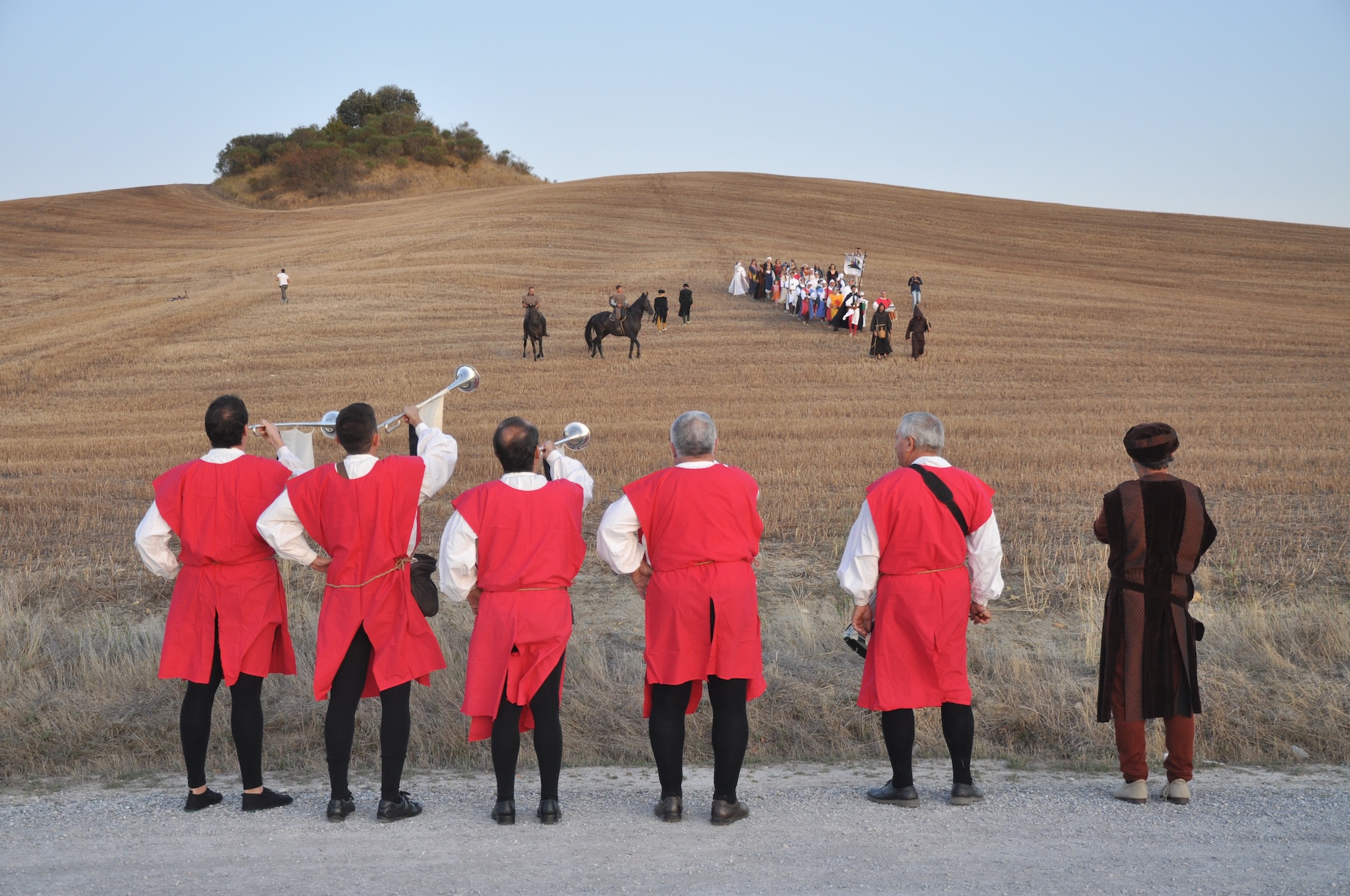 Une photo du festival « Passato e Presente » à Montaperti