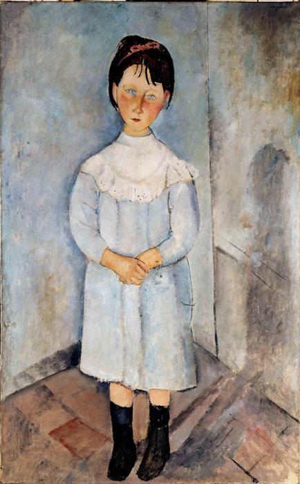 Fillette en bleu, Modigliani