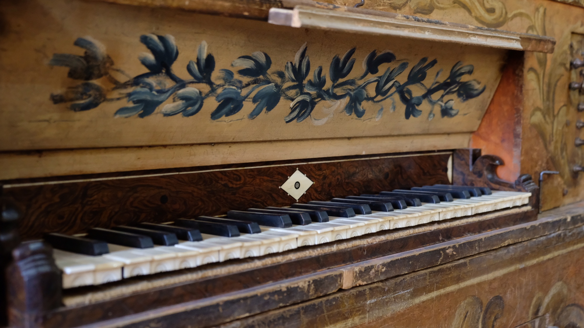 Un des instruments exposés au Musée de l’orgue