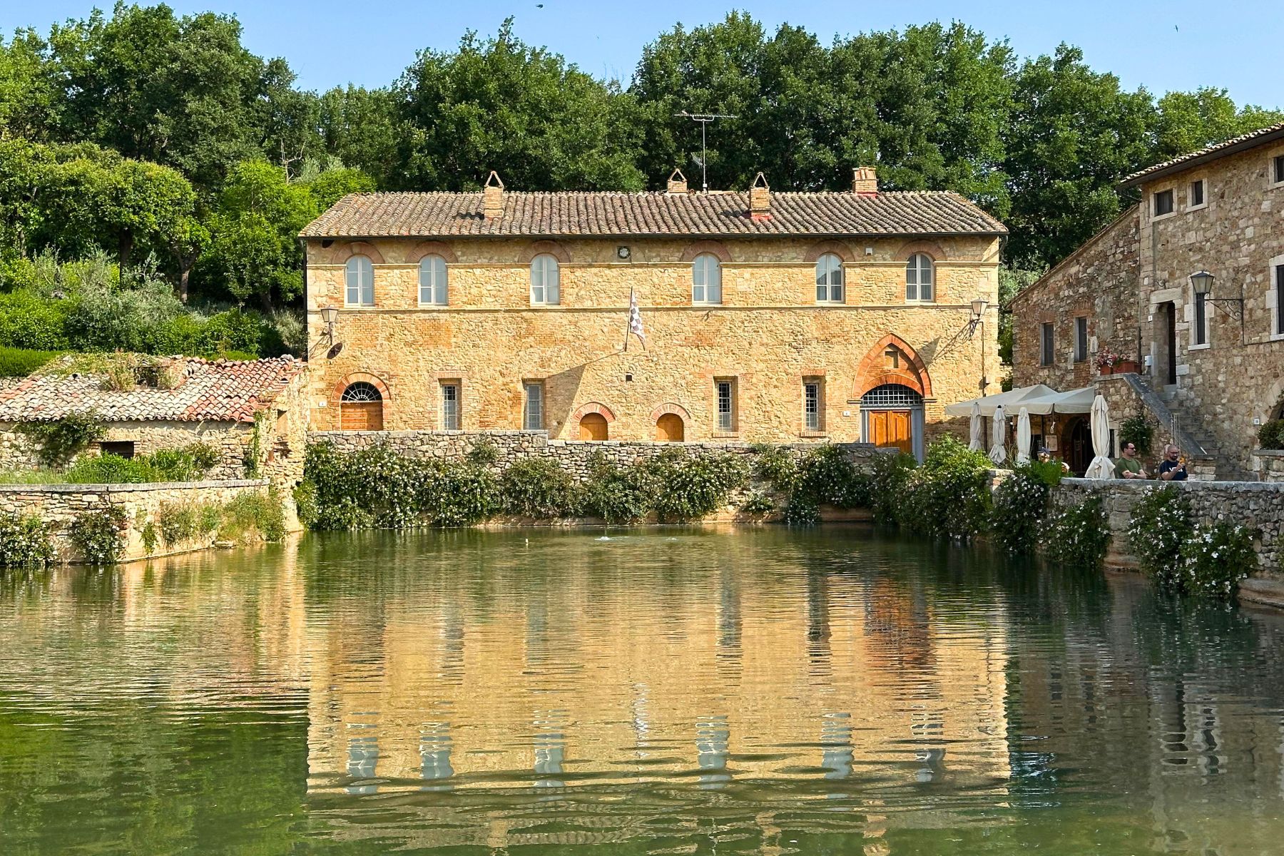 Vasca termale di Bagno Vignoni