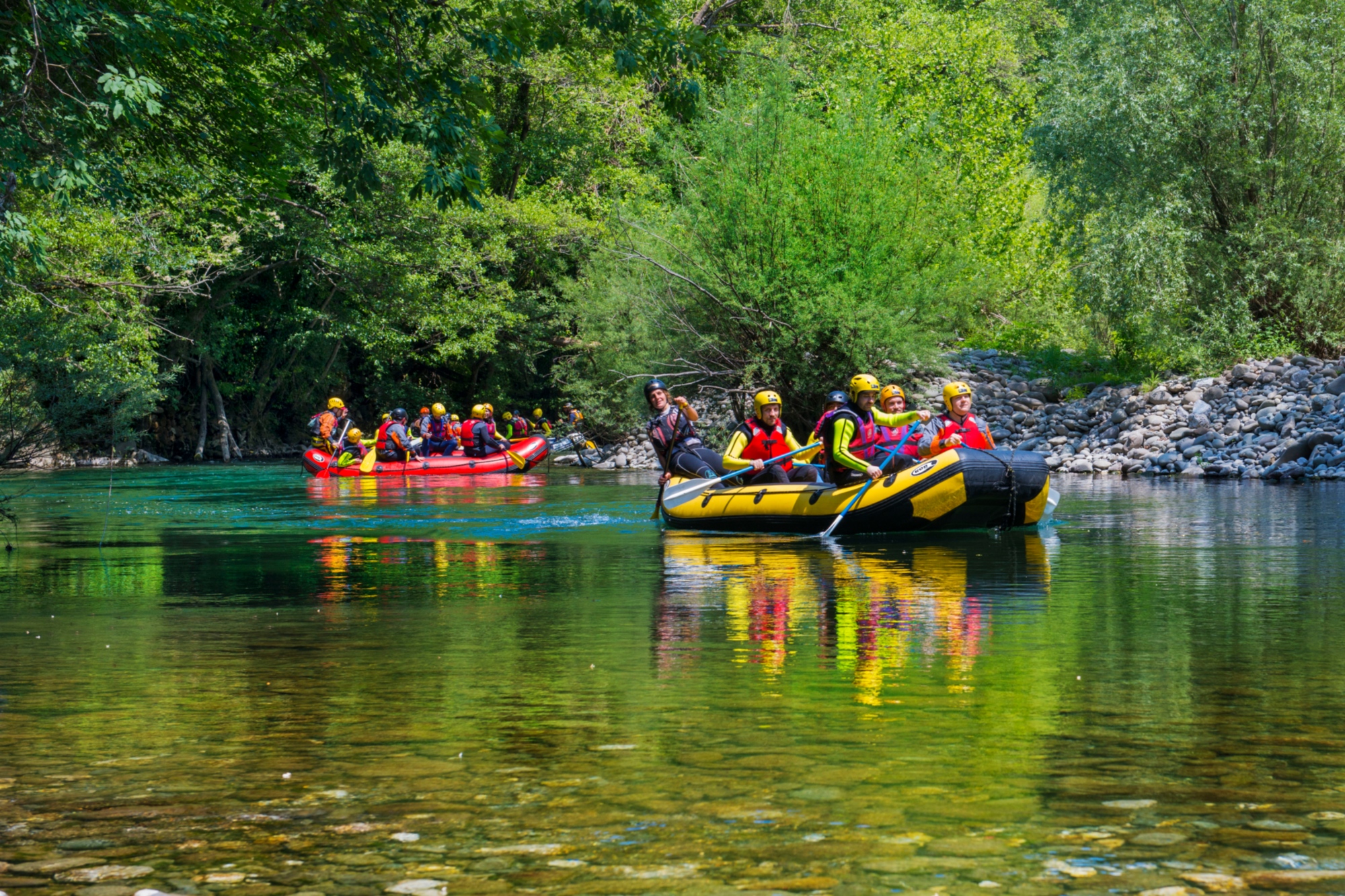 Rafting dans la Val di Lima