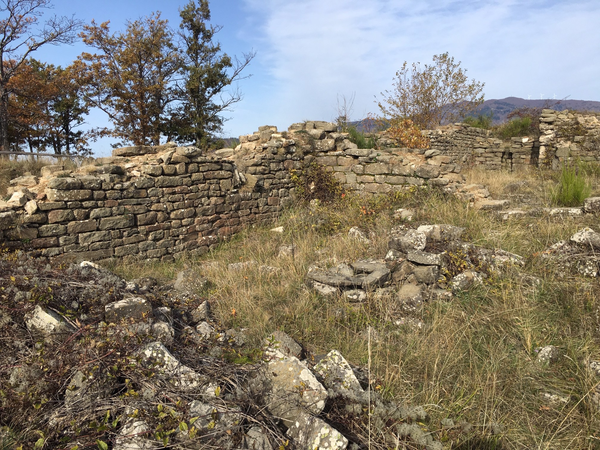 Les vestiges du manoir de Poggio alla Regina, Reggello