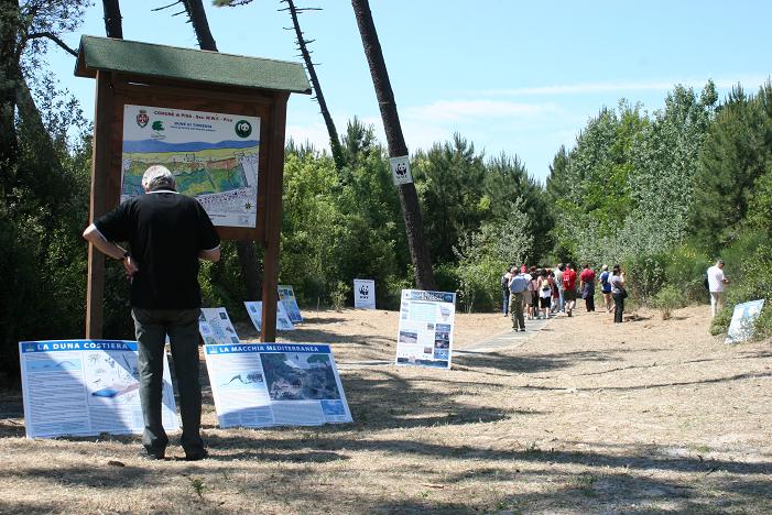 Entrée à l'oasis « Dune di Tirrenia »