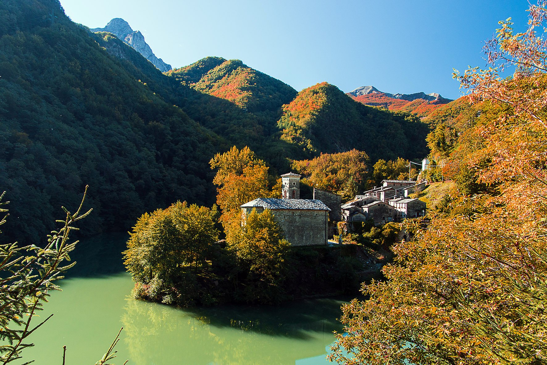 Île Sainte en automne