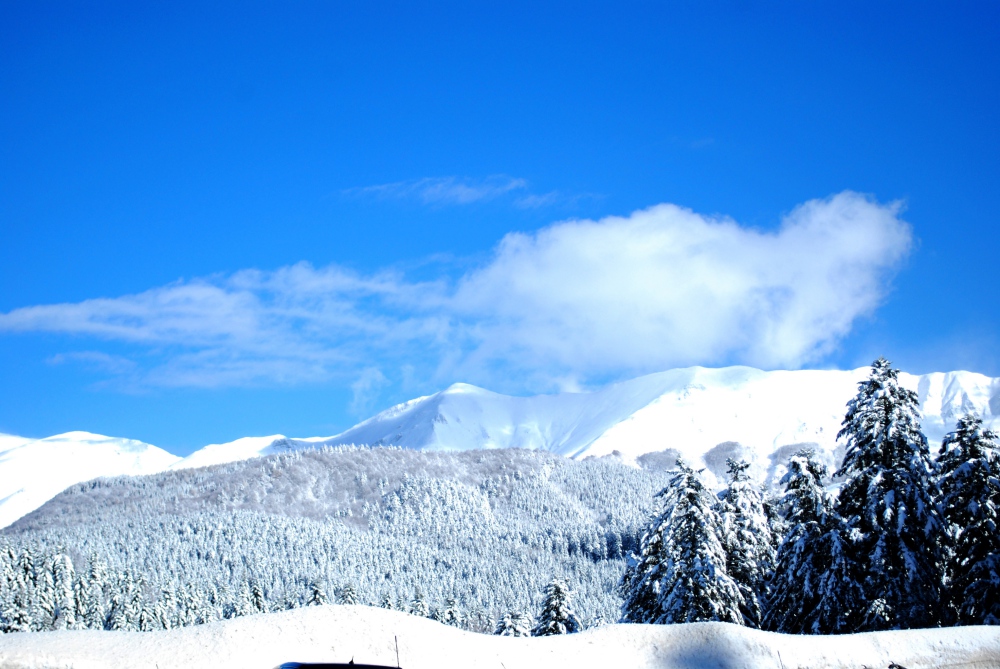 Les montagnes de Abetone