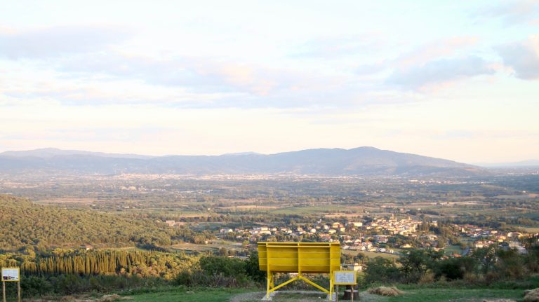 Le banc géant de Castiglion Fibocchi