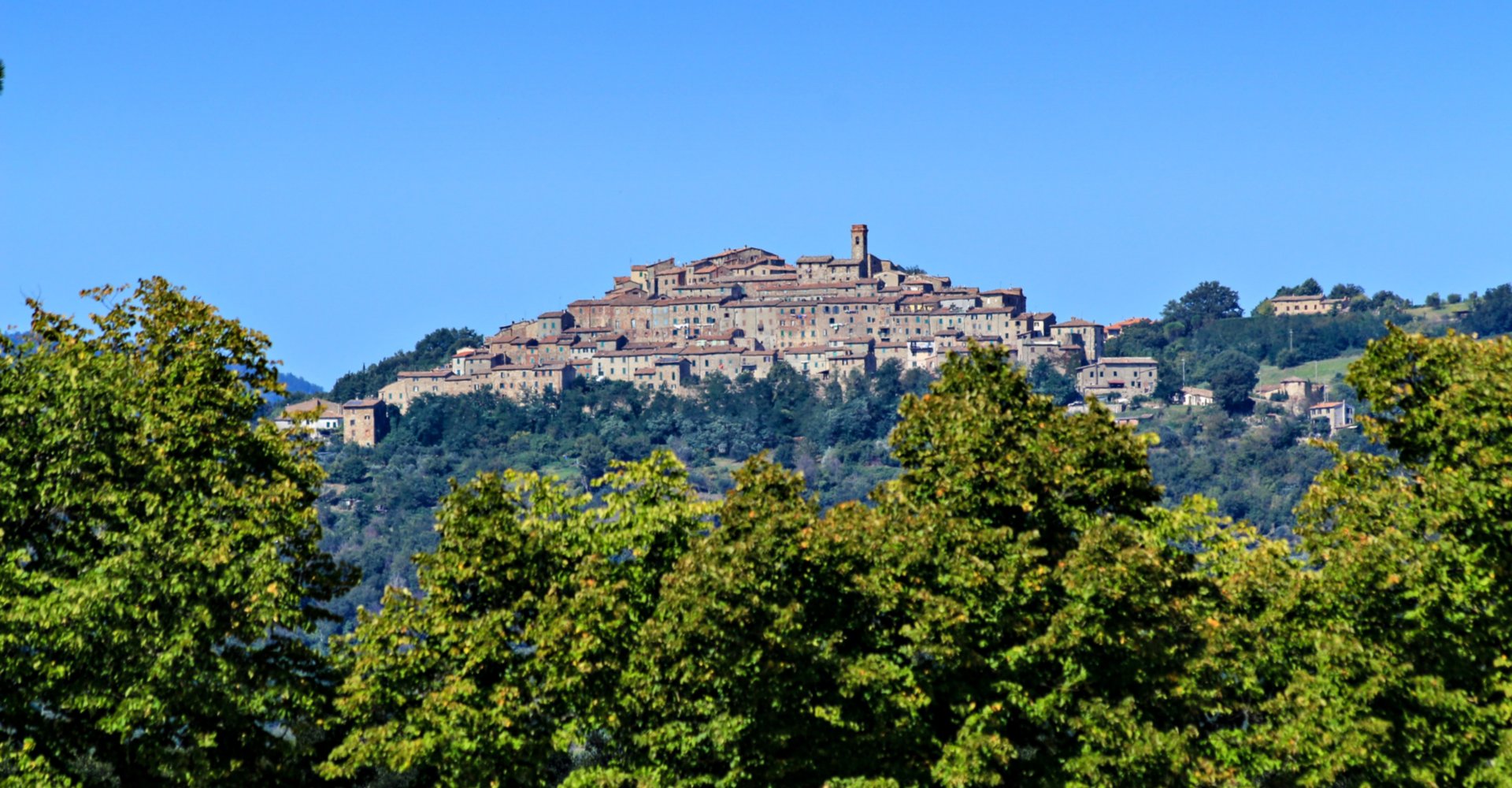 Village de Chiusdino vu d’en bas
