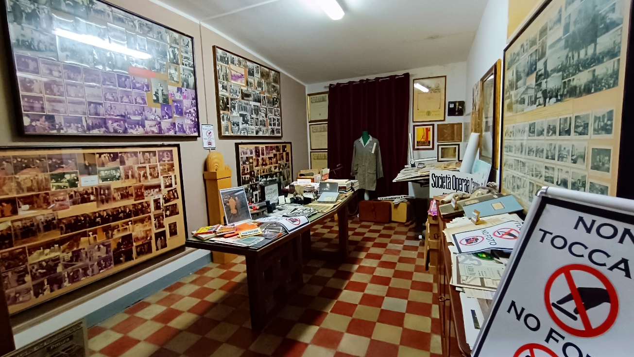 Une salle du Musée de la Società Operaia di Cascina