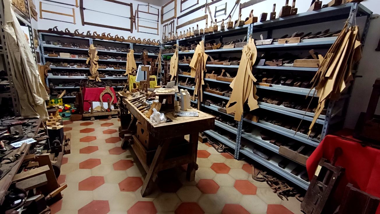 La salle des outils du menuisier