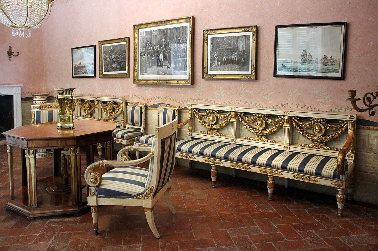 Villa dei Mulini, intérieur
