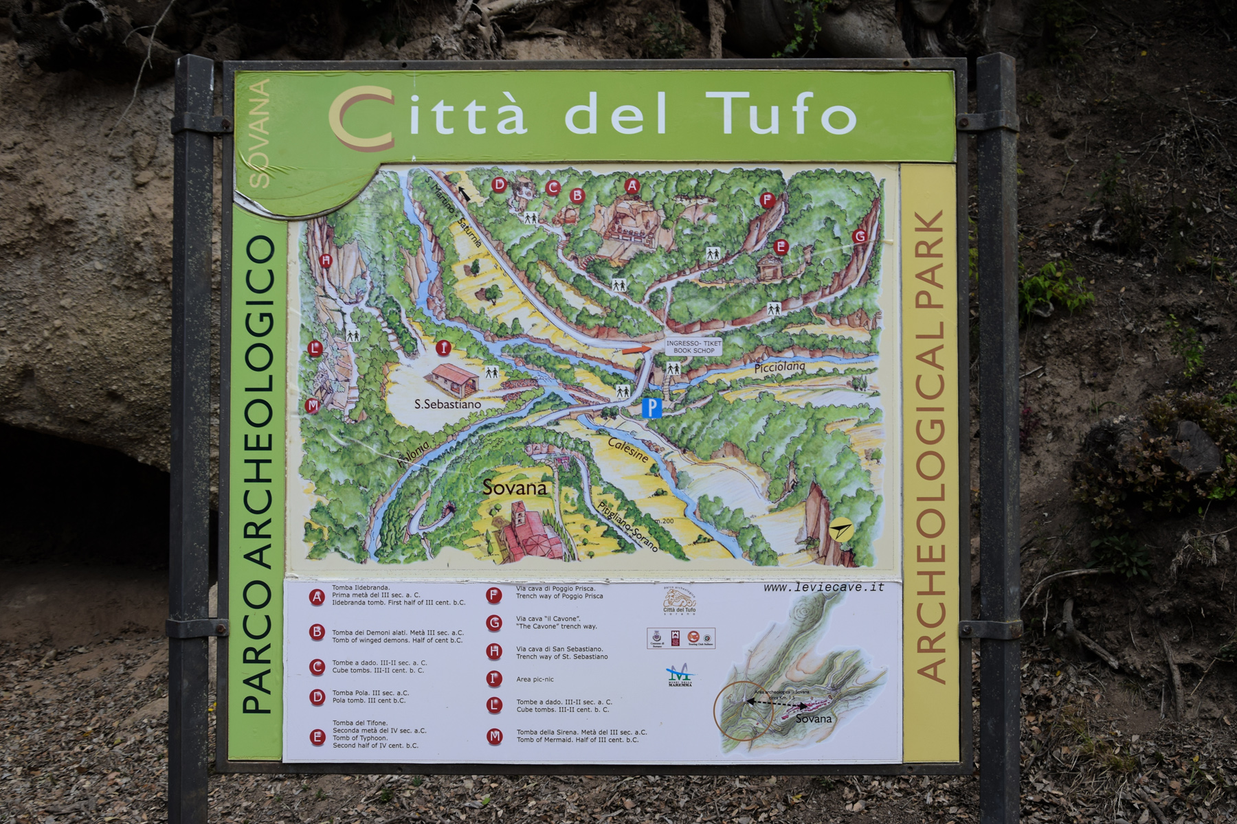 Parc archéologique Città del Tufo