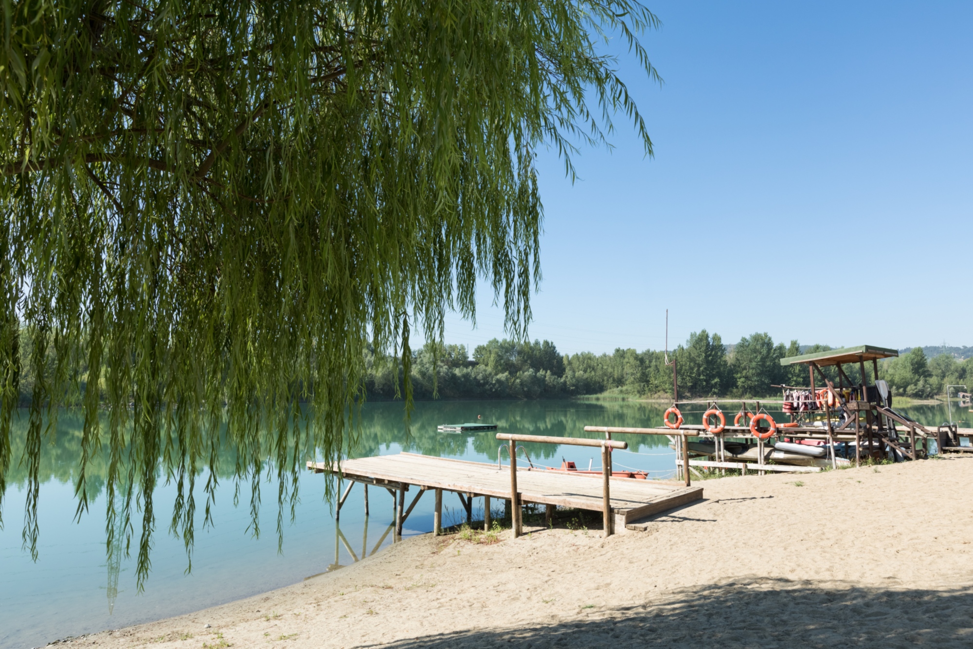 La plage du parc Renai