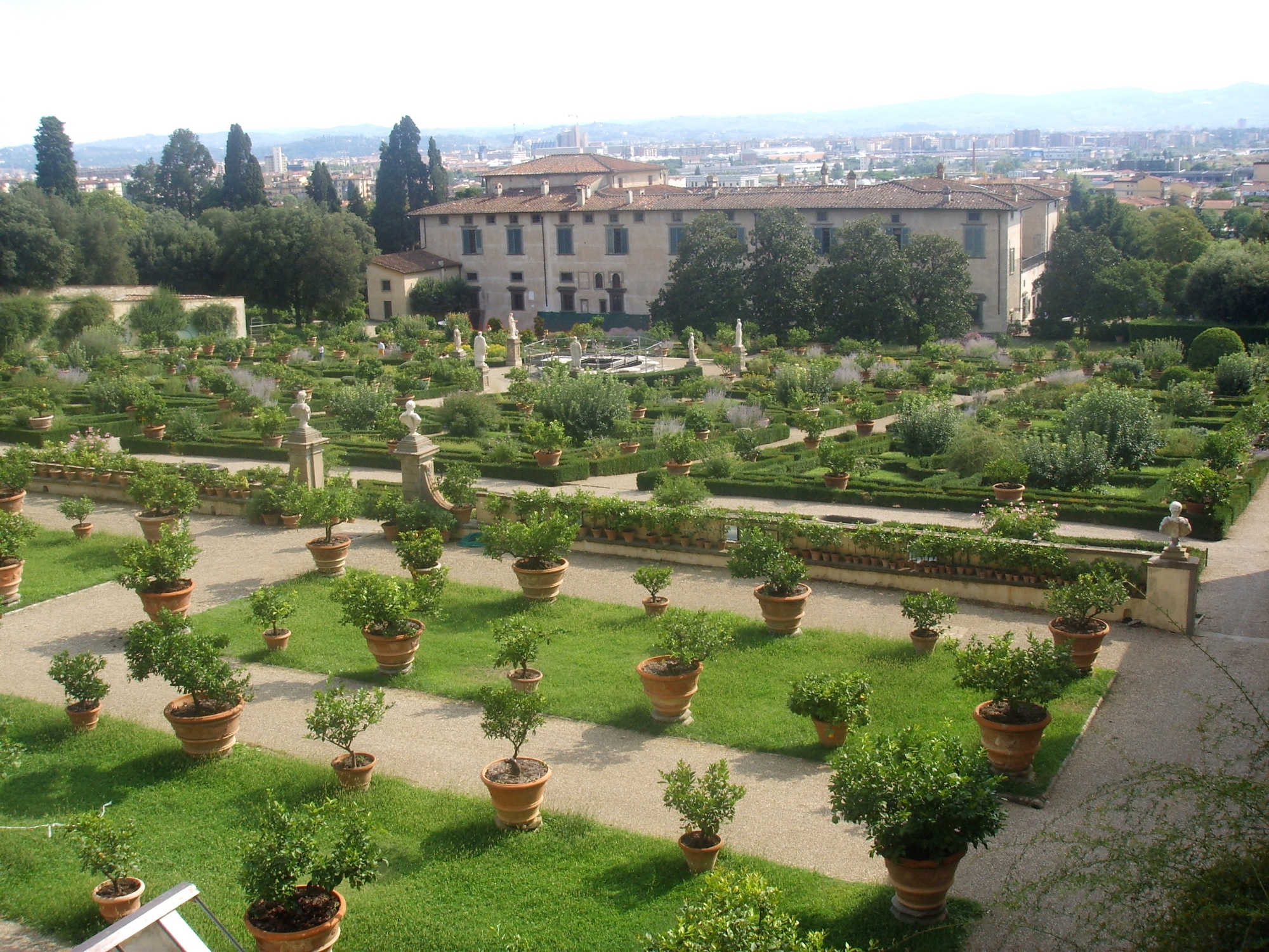 Le jardin de la Villa de Castello