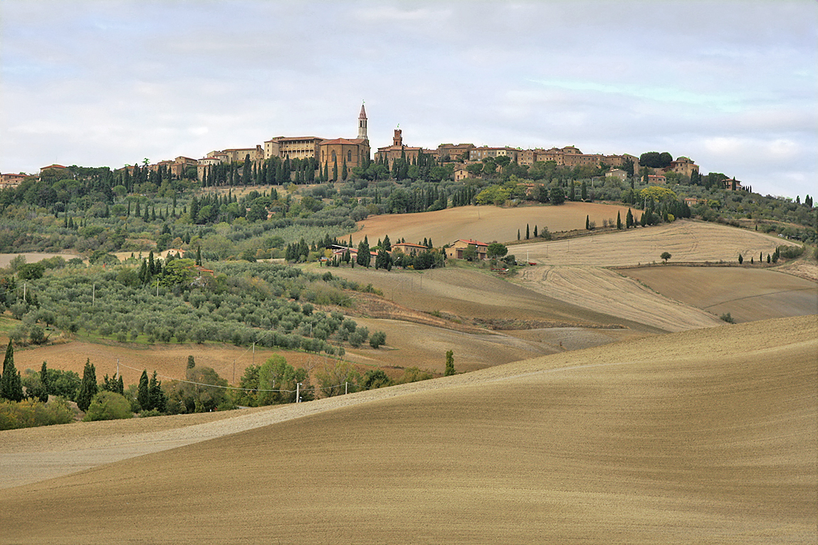 Vue de la ville de Pienza