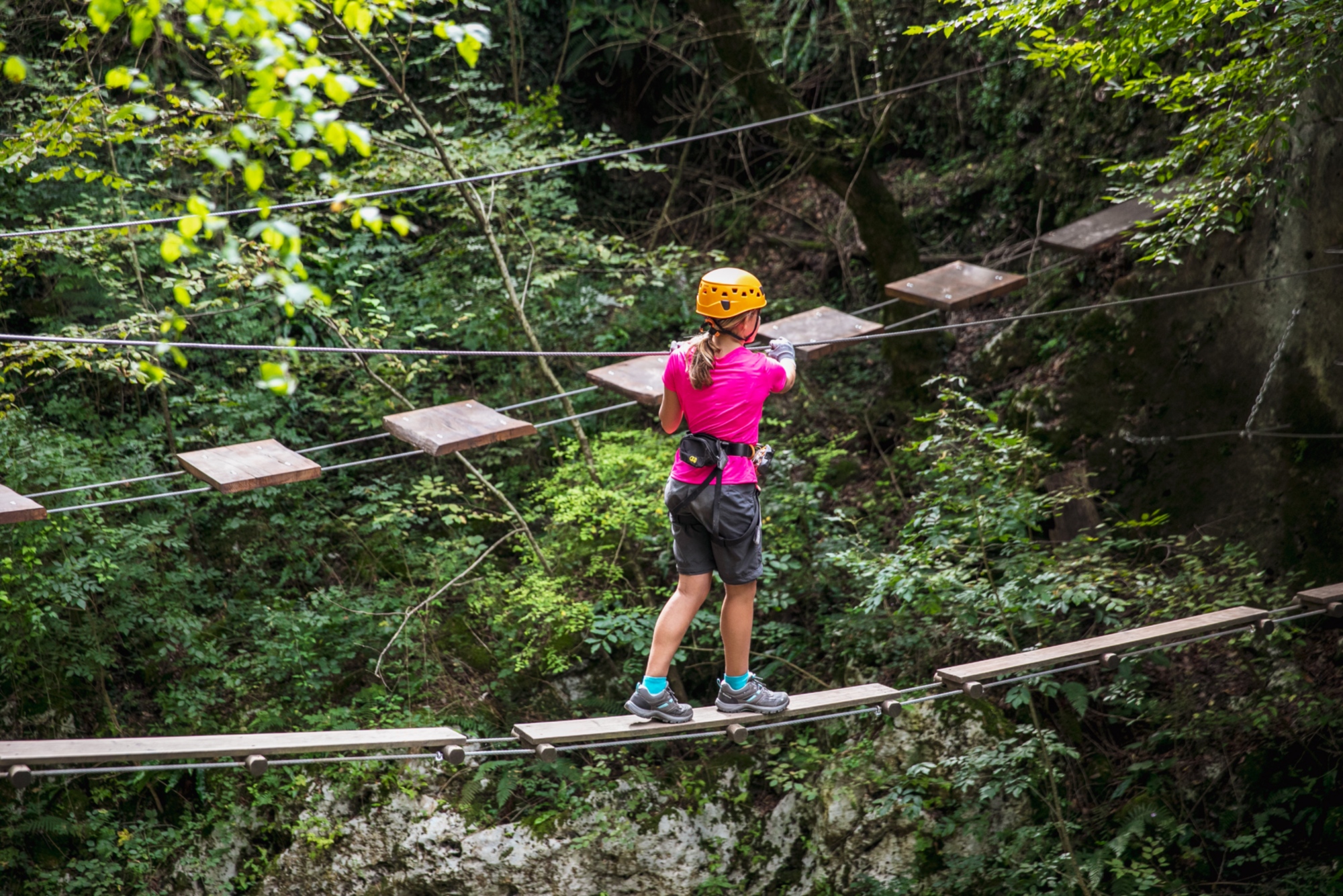 Canyon Park, pont tibétain