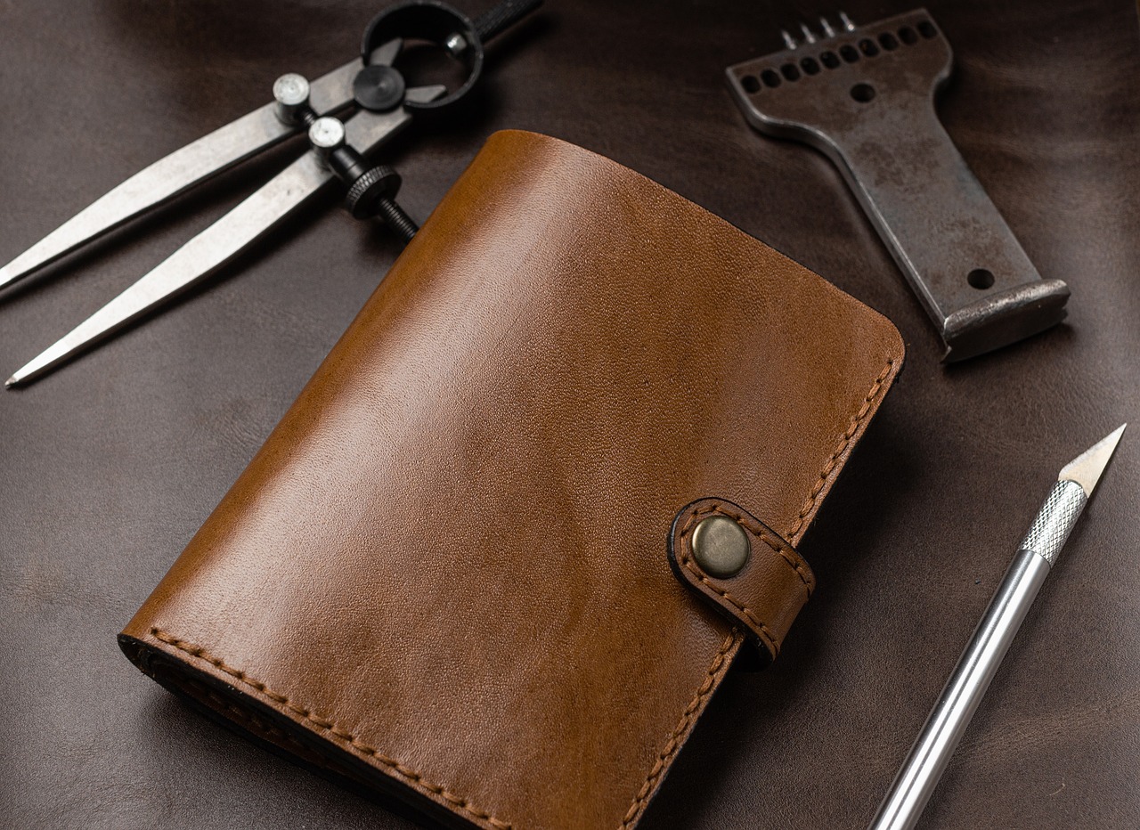 Portefeuille en cuir