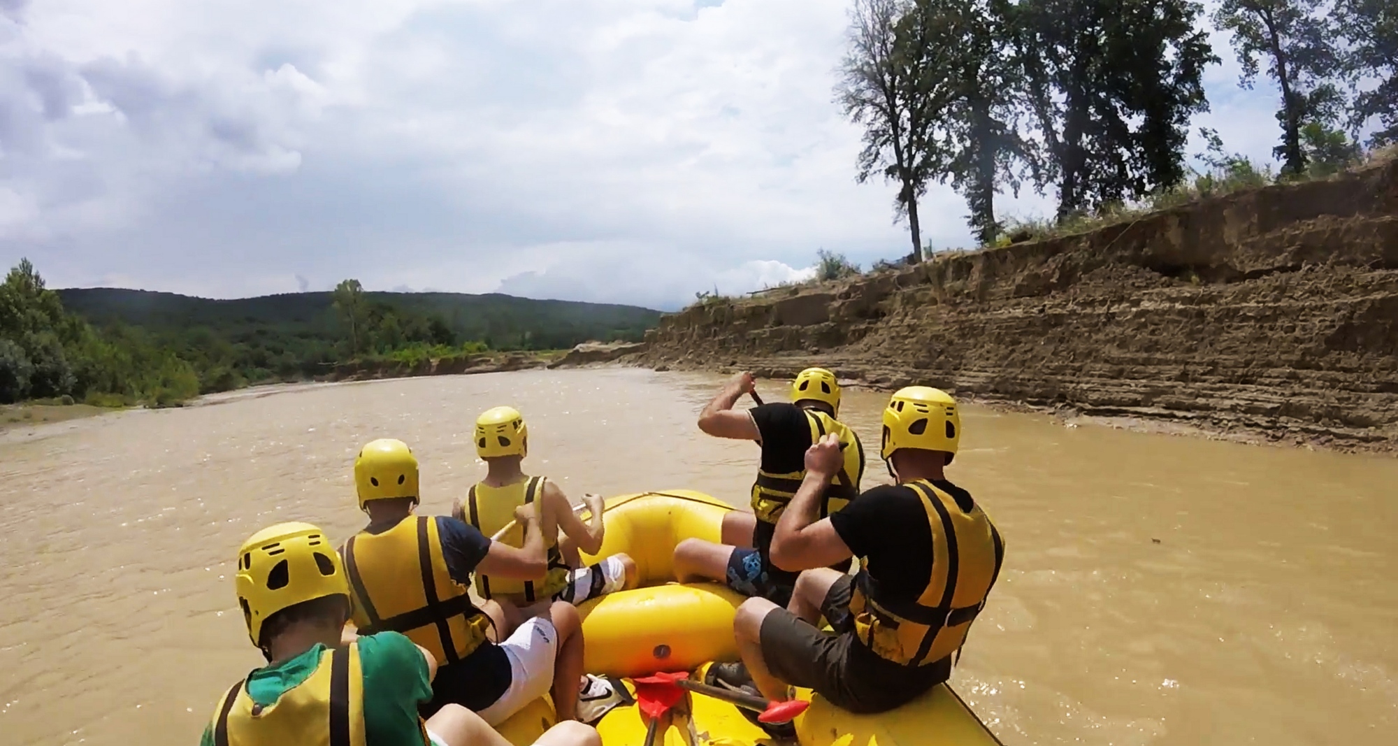 Rafting sur le fleuve Ombrone