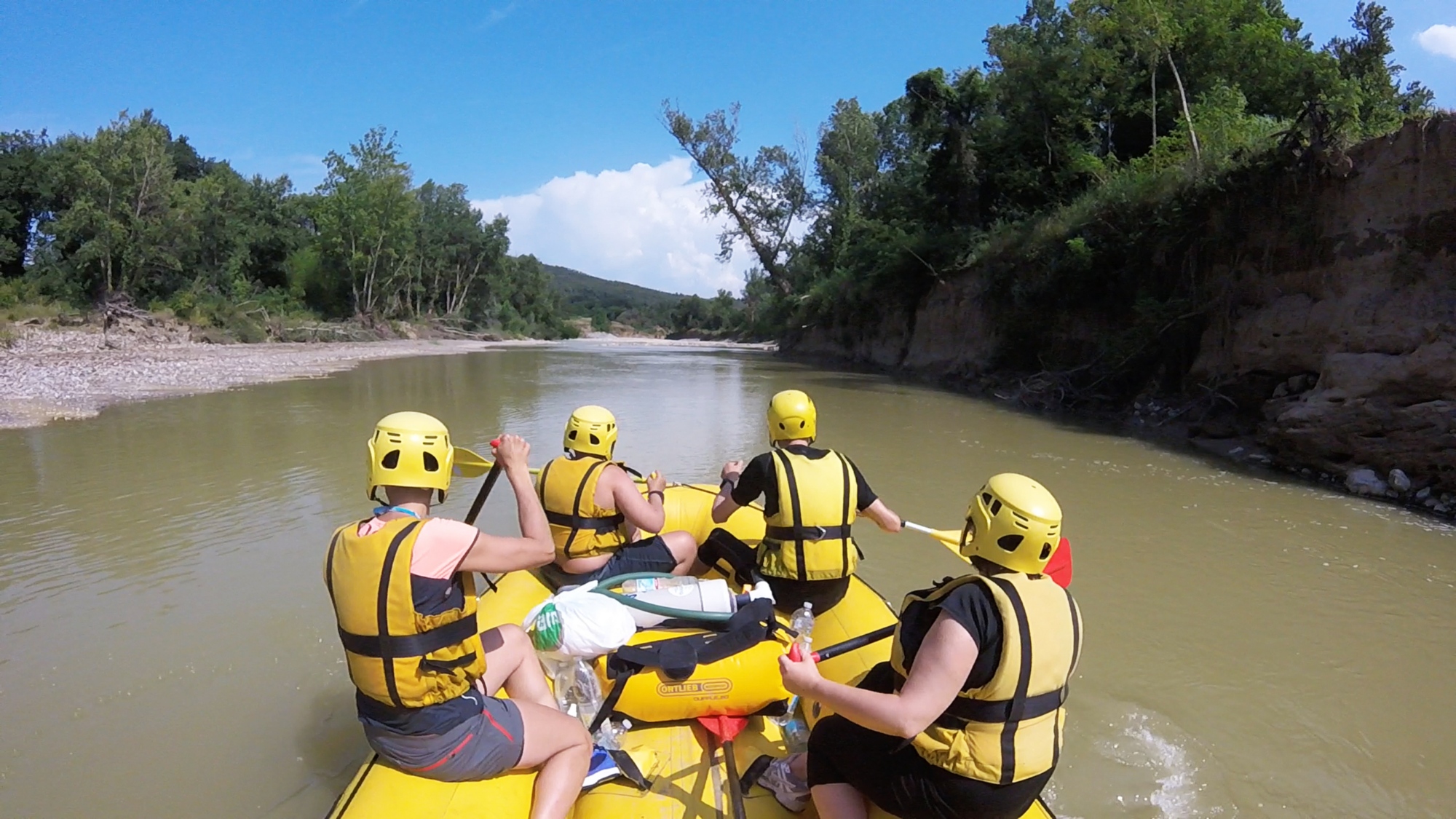 Soft rafting en Maremme