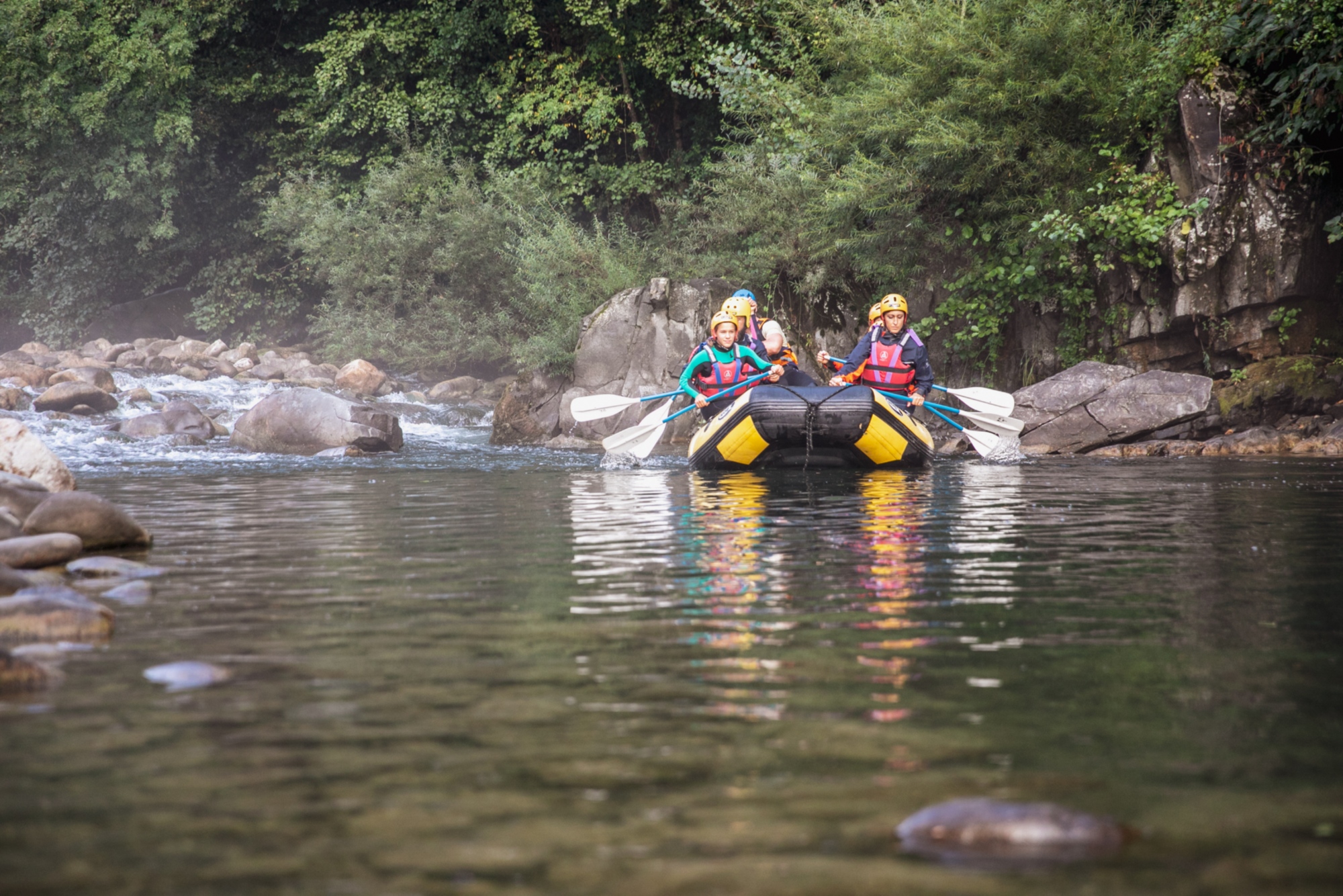 Rafting en Val di Lima