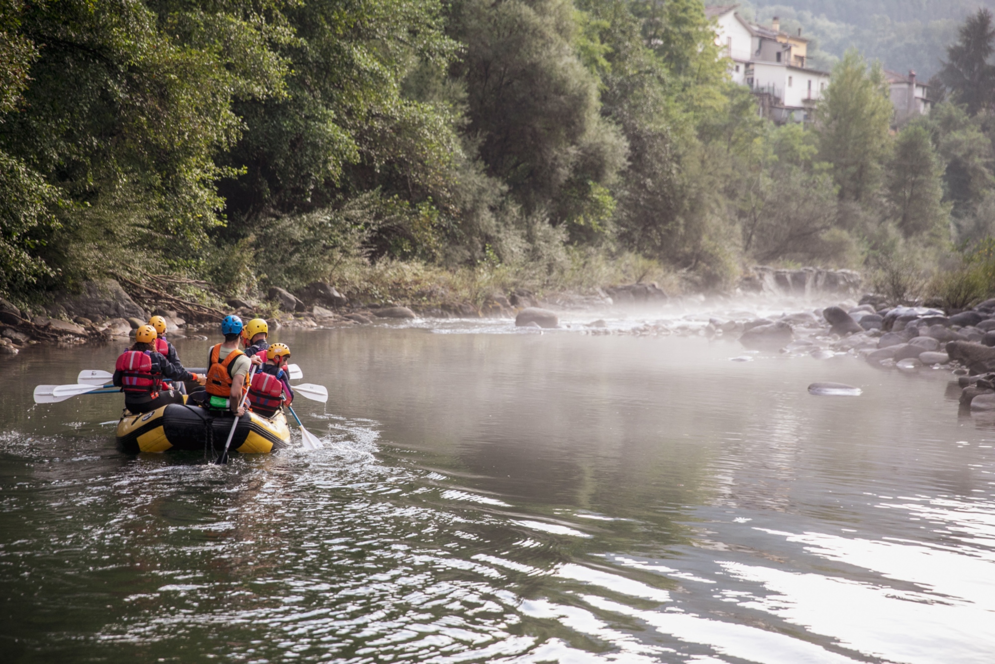 Rafting sur le torrent Lima