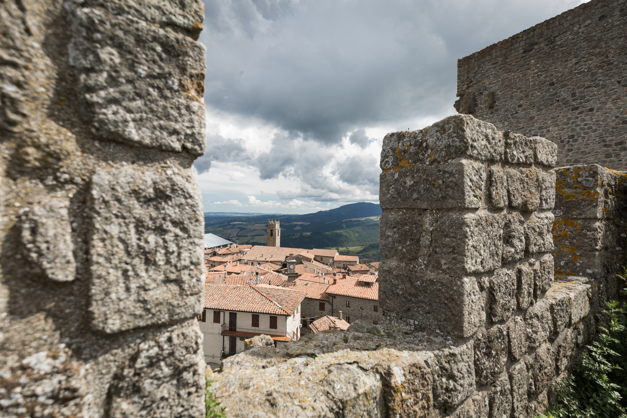 Les anciens créneaux du château