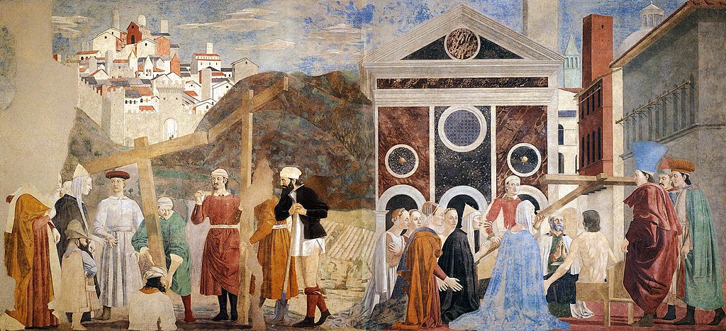 Légende de la Vraie Croix de Piero della Francesca, détail