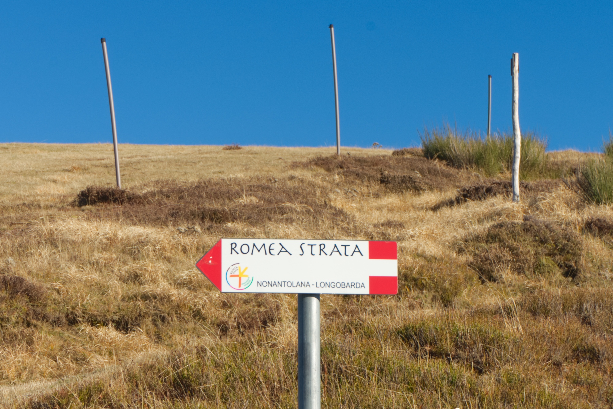 Balisage le long de la Romea Strata