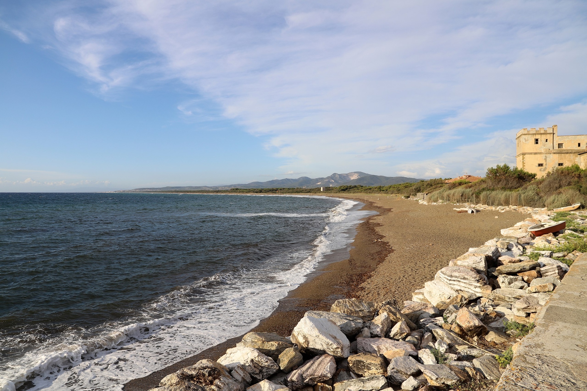 San Vincenzo, plage du Parc de Rimigliano