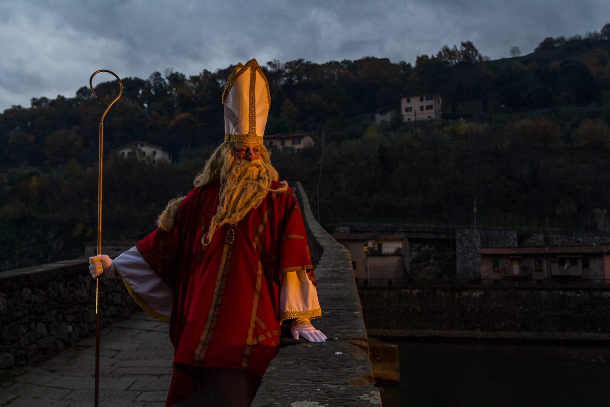 Saint Nicolas et le Diable à Borgo a Mozzano